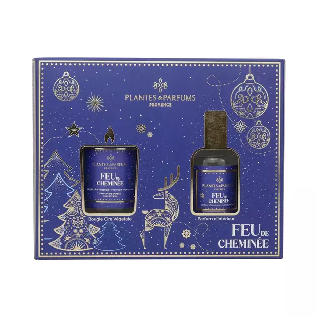 PLANTES&PARFUMS Namų kvapo dovanų rinkinys „Feu de Cheminée“