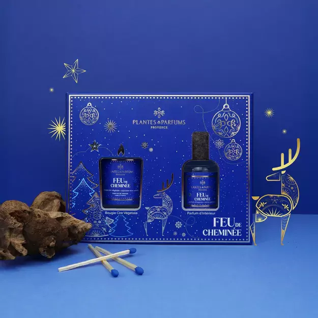 PLANTES&PARFUMS Namų kvapo dovanų rinkinys „Feu de Cheminée“ 1