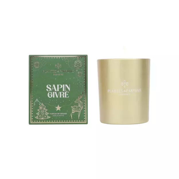 PLANTES&PARFUMS Augalinio vaško žvakė „Sapin Givré“ 180g