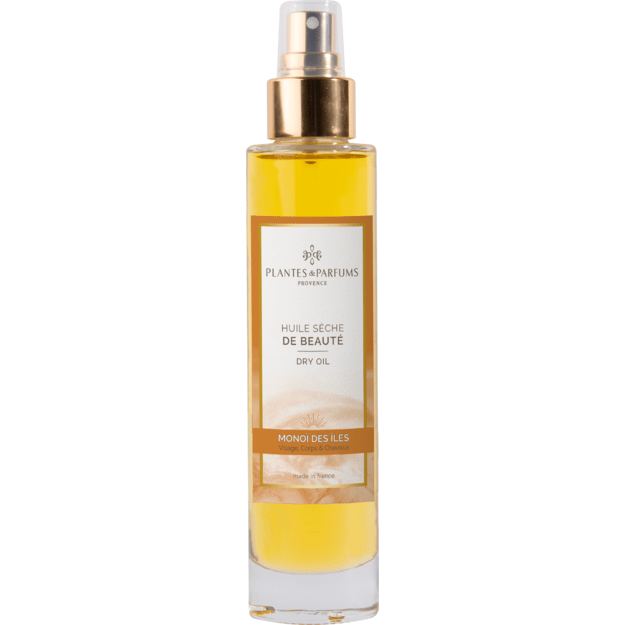 PLANTES&PARFUMS Sausas aliejus veidui, kūnui ir plaukams "Monoi des Îles" 100ml