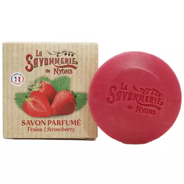 LA SAVONNERIE DE NYONS Braškių kvapo muilas "Fraise" 50 g
