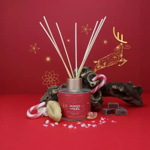 PLANTES&PARFUMS Namų kvapas su lazdelėmis “Desserts de Noël” 100ml 1