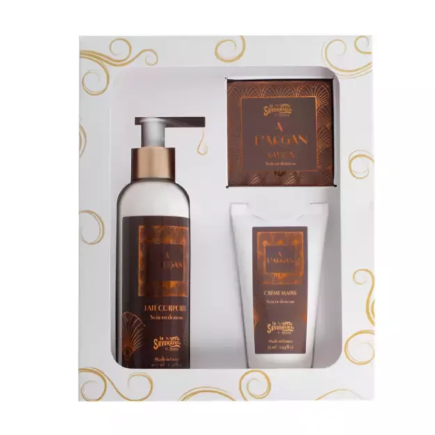 LA SAVONNERIE DE NYONS Kūno priežiūros rinkinys su argano aliejumi "Argan"