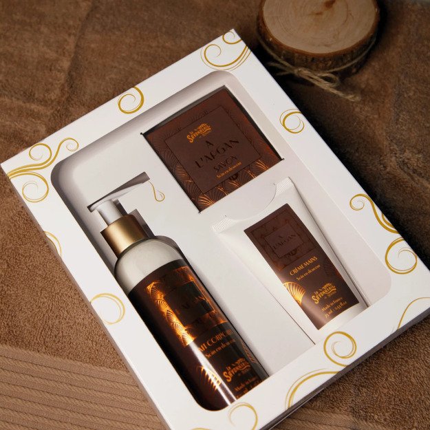 LA SAVONNERIE DE NYONS Kūno priežiūros rinkinys su argano aliejumi "Argan"