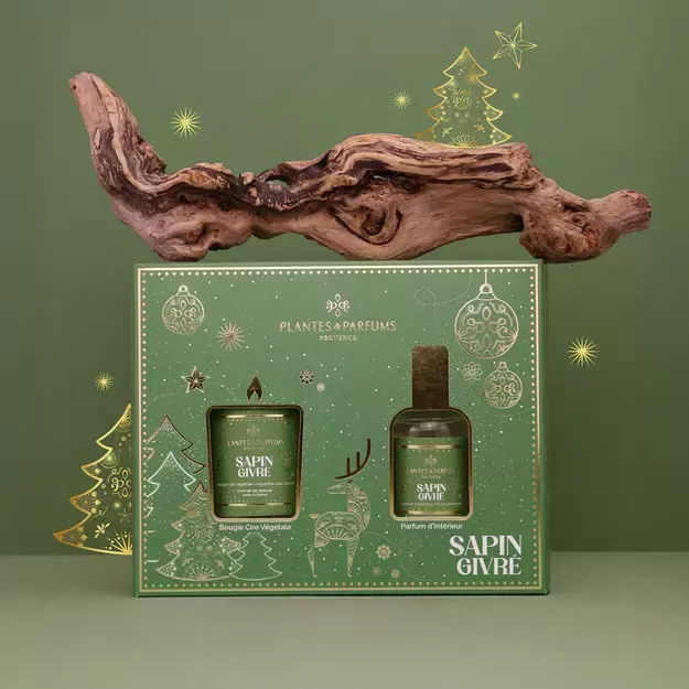 PLANTES&PARFUMS Namų kvapo dovanų rinkinys „Sapin Givré“ 1