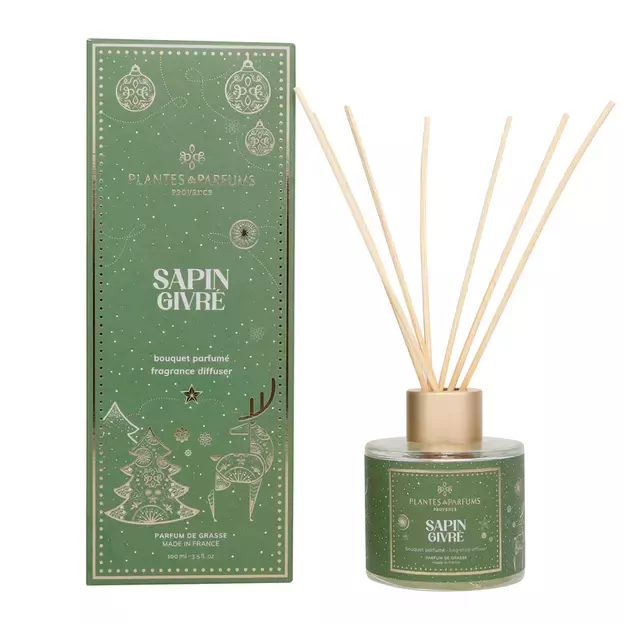 PLANTES&PARFUMS Namų kvapas su lazdelėmis „Sapin Givré“ 100ml