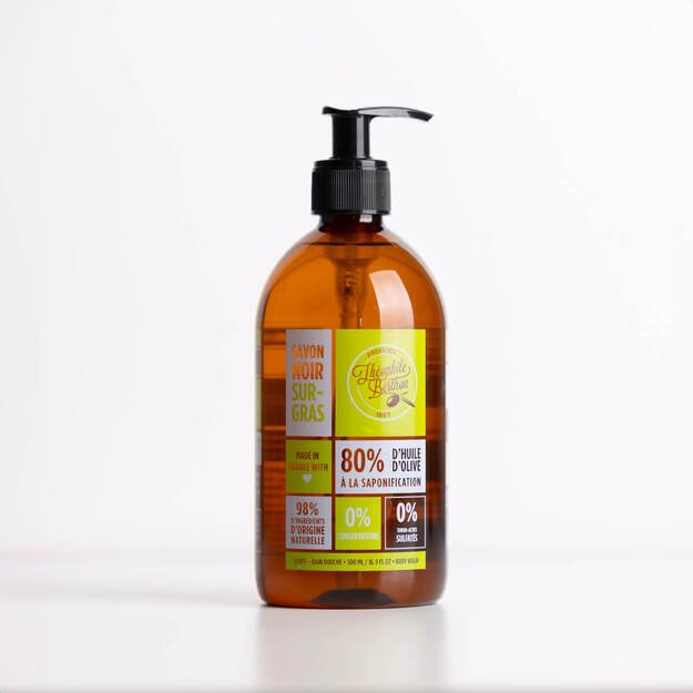 THEOPHILE BERTON 1867 Juodas Provanso muilas "Verveine", 500 ml