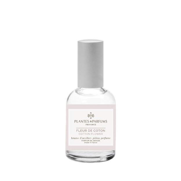 PLANTES&PARFUMS Pagalvės dulksna ''Fleur de Coton'', 50 ml