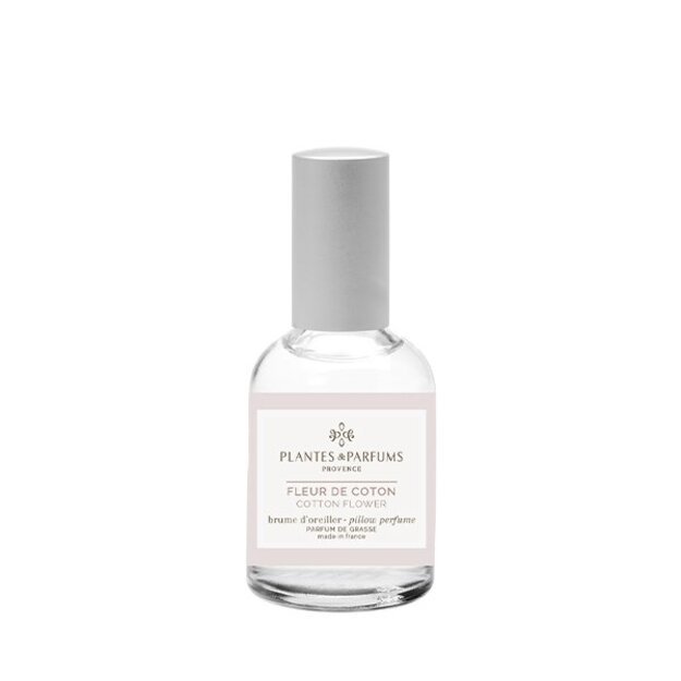 PLANTES&PARFUMS Pagalvės dulksna ''Fleur de Coton'', 50 ml