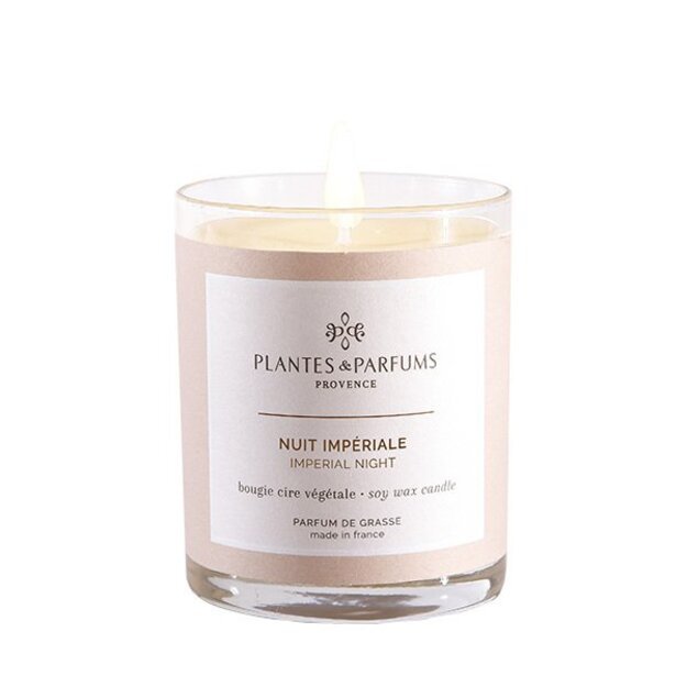 PLANTES&PARFUMS Augalinio vaško žvakė ''Impériale Nuit'', 180 g